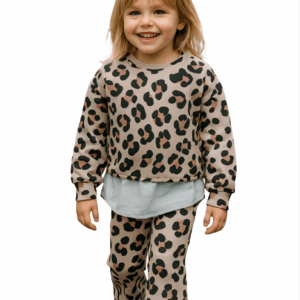 Φόρμα Βελουτέ Animal Print Καμπάνα SRFN