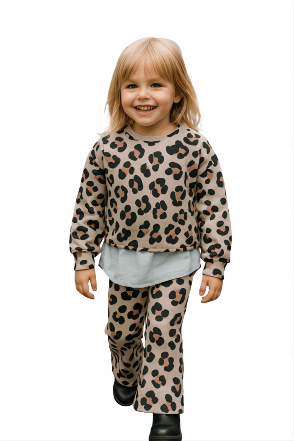 Φόρμα Βελουτέ Animal Print Καμπάνα SRFN